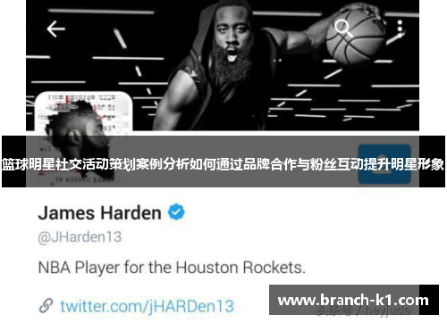 篮球明星社交活动策划案例分析如何通过品牌合作与粉丝互动提升明星形象